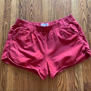 Madewell Red Shorts
